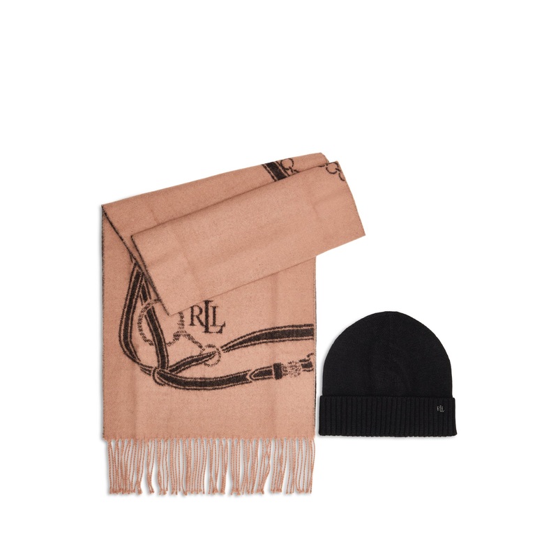 Equestrian Hat & Scarf Gift Set