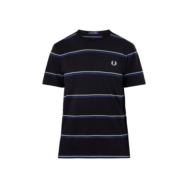 Fine Stripe T-Shirt Navy