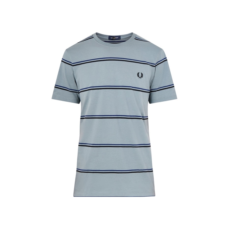 Fine Stripe T-Shirt White