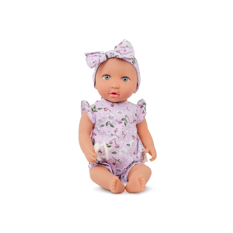 Floral Dress & Headband Doll Outfit