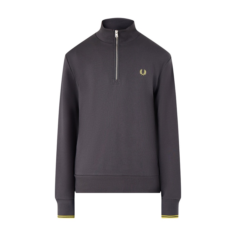 Half Zip Sweatshirt Black