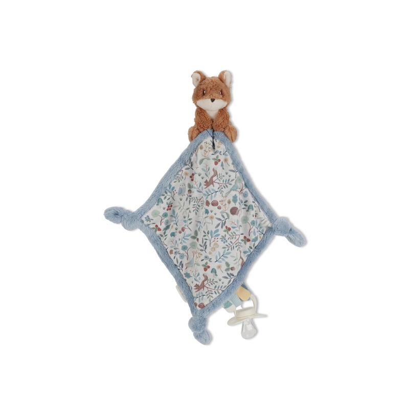 Cuddle Cloth Fox Forest Friends Blue