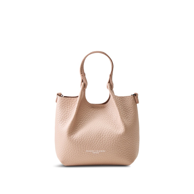 Dua Small Leather Crossbody Bag Pink Salt