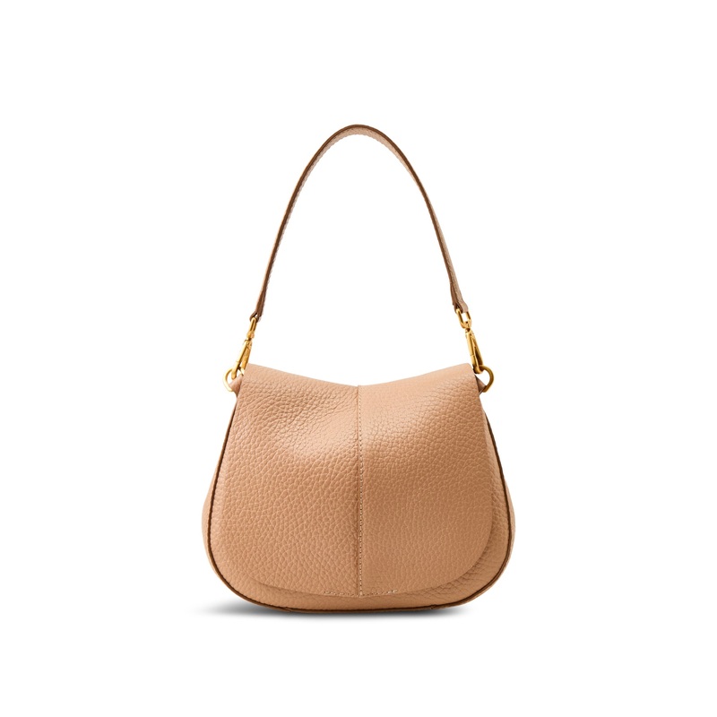 Helena Round Crossbody Bag Beige