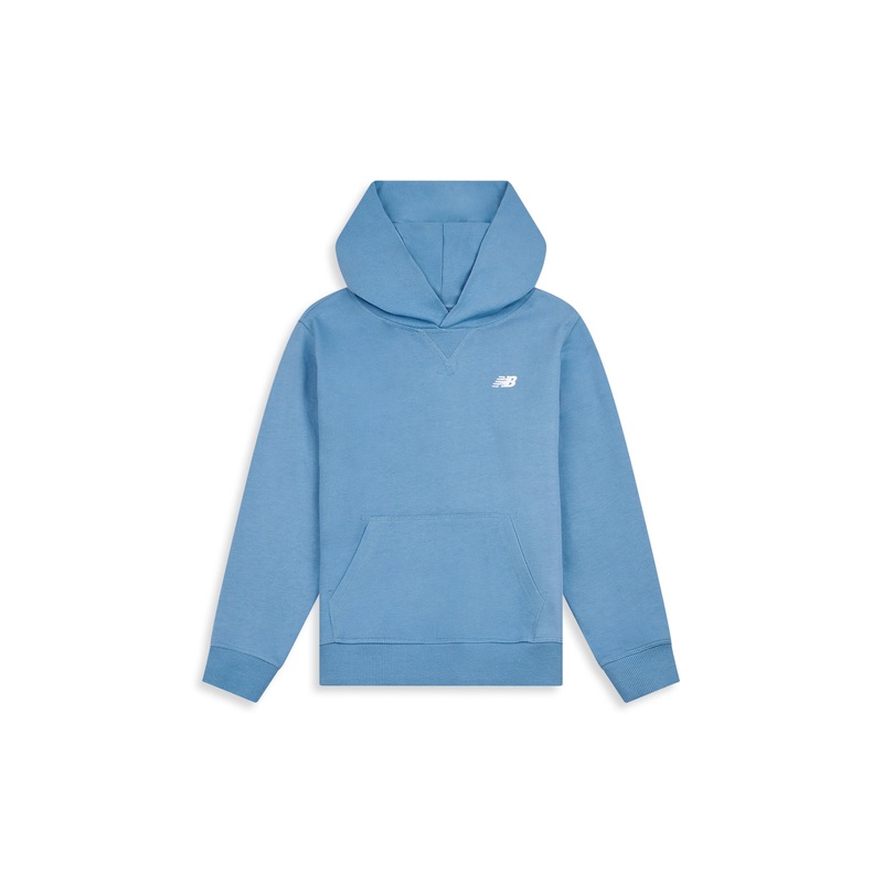 Kids French Terry Small Logo Hoodie Blue
