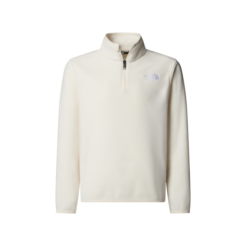 Kids Glacier Quarter Zip Fleece White
