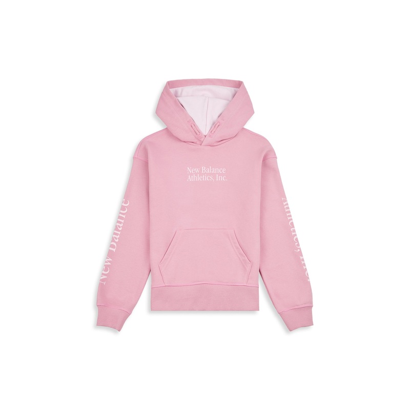 Kids Linear Sleeve Graphic Hoodie Pink