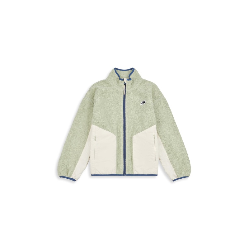 Kids Premium Borg Fleece Zip-Thru Funnel Multi