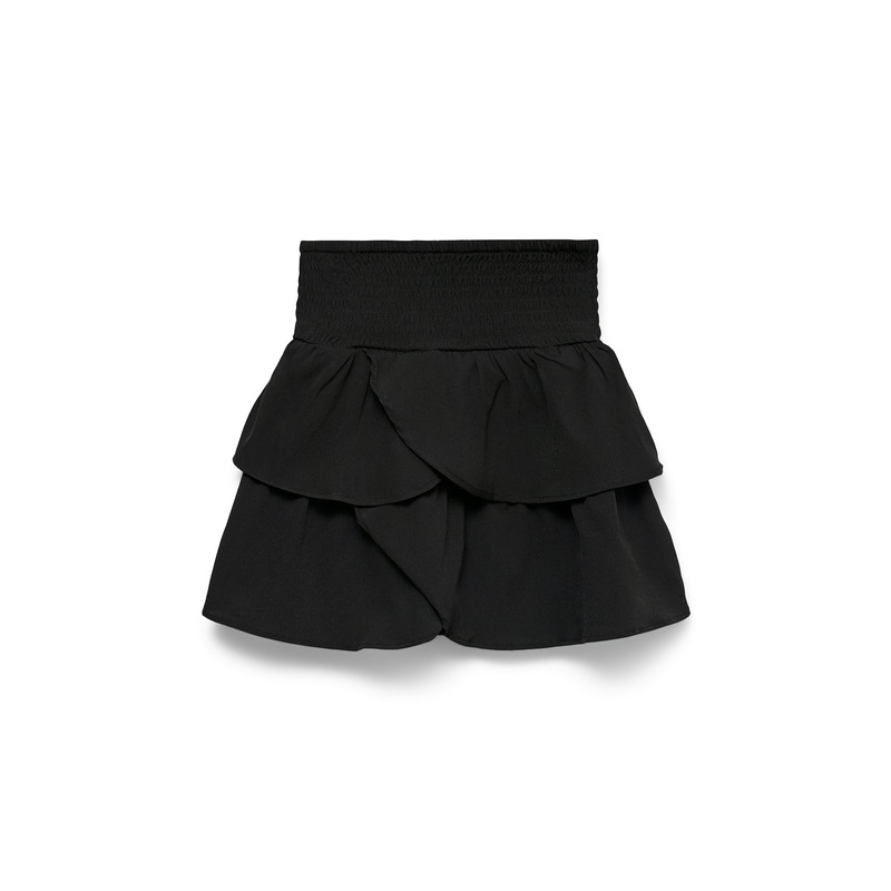 Kids Smock Layer Jersey Skirt Black