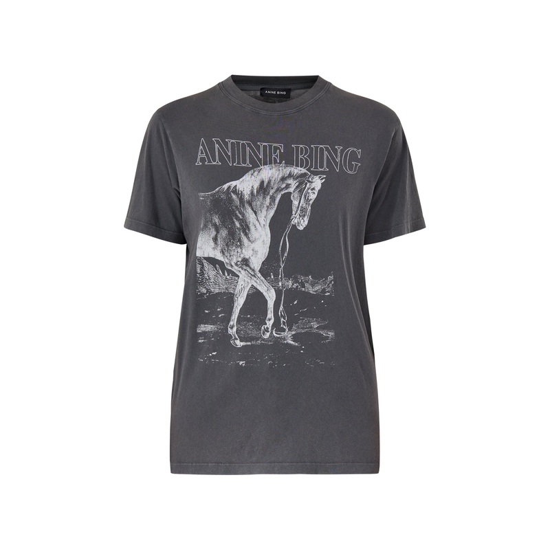 Lili Horse Graphic Tee Black