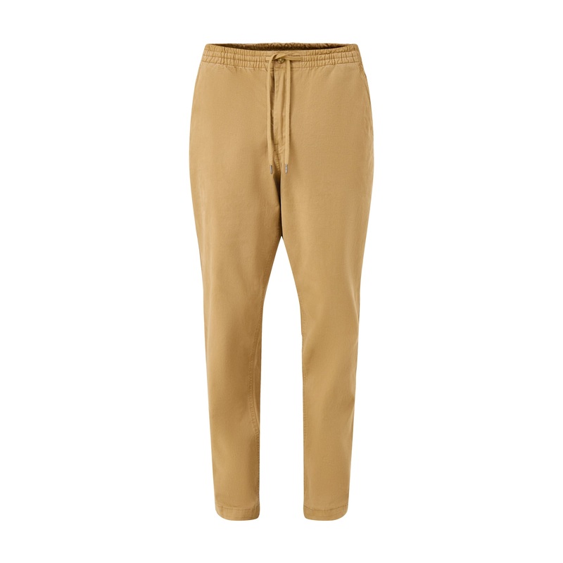 Prepster Drawstring Chino Trousers Montana Khaki