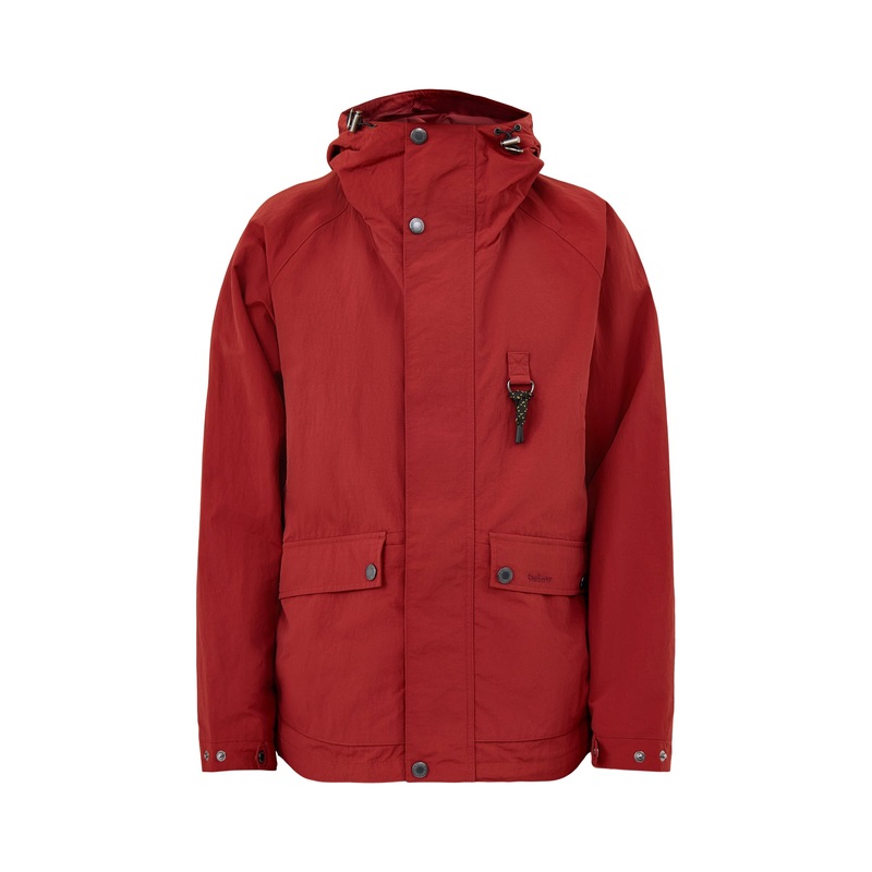Rig Waterproof Shell Jacket Red