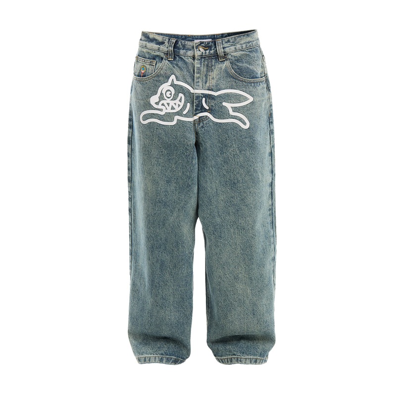 Running Dog Triple Scoop Denim Pant Vintage Wash