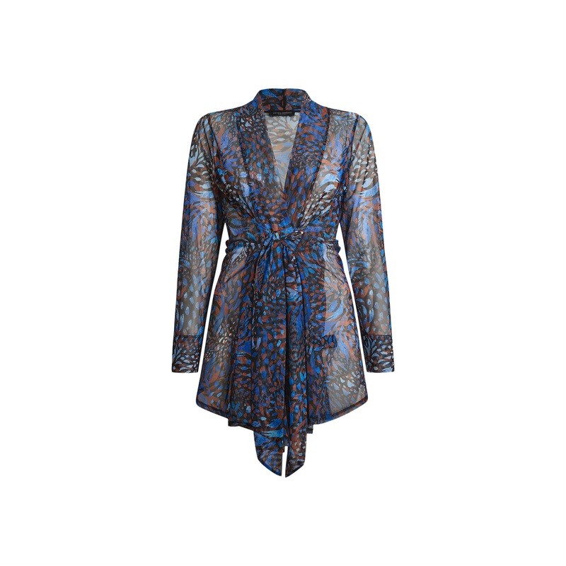 Sheer Printed Jacket