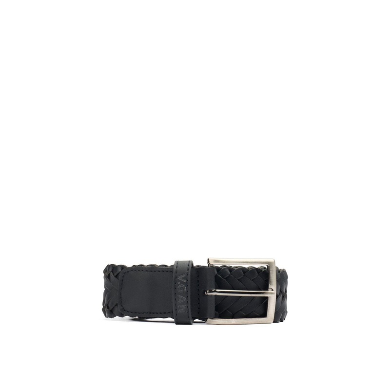 Vegan Weave Belt Black