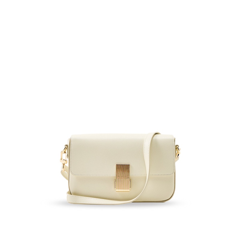 Flora Leather Bag Buttermilk