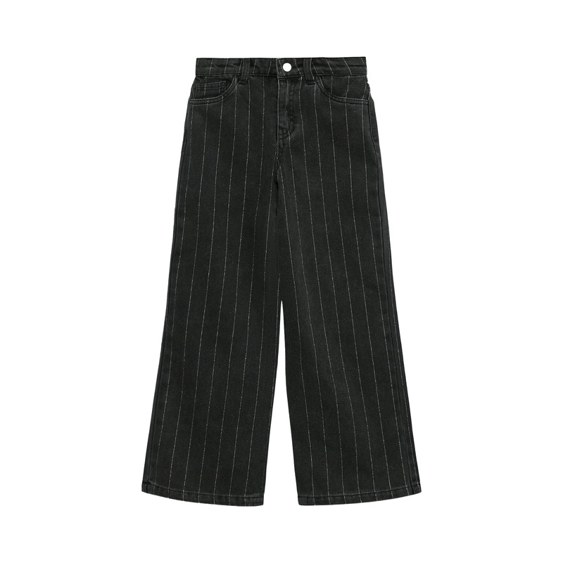 Girls Daisy Lurex Wide Jeans Denim Blue