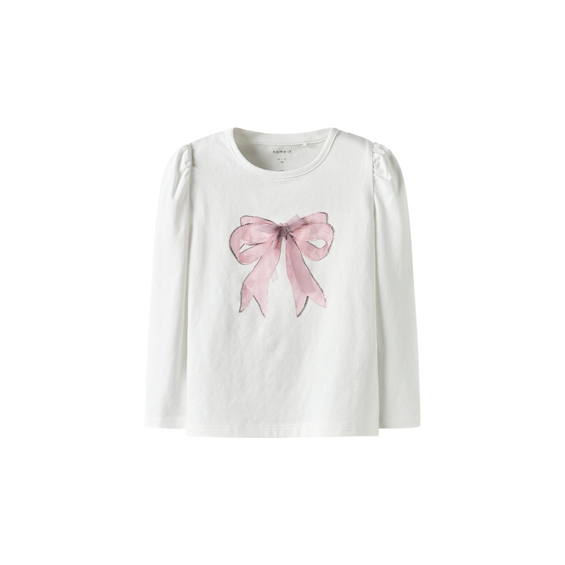 Girls Skaty Long-Sleeve Top White