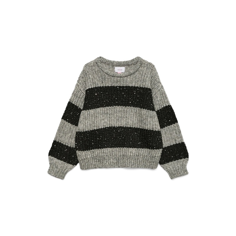 Girls Sparkle Pullover Silver