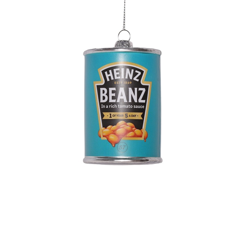 Heinz Beanz Glass Tree Decoration 8cm