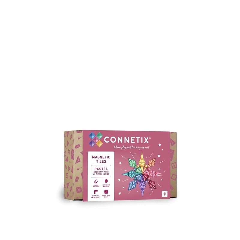 Pastel Geometry Magnetic Tile Set