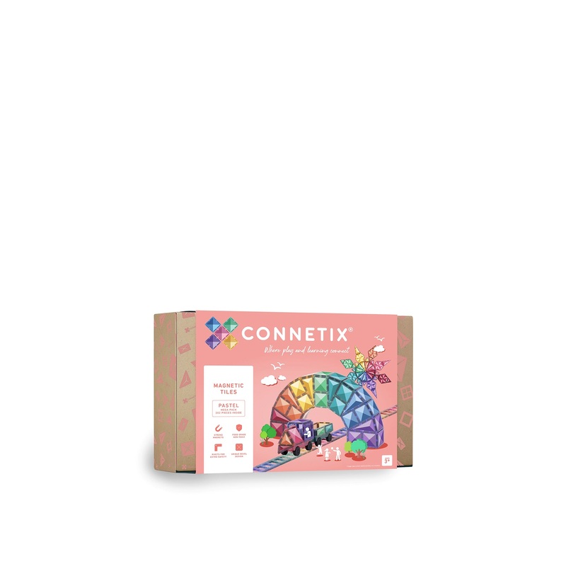 Pastel Mega Magnetic Tile Set