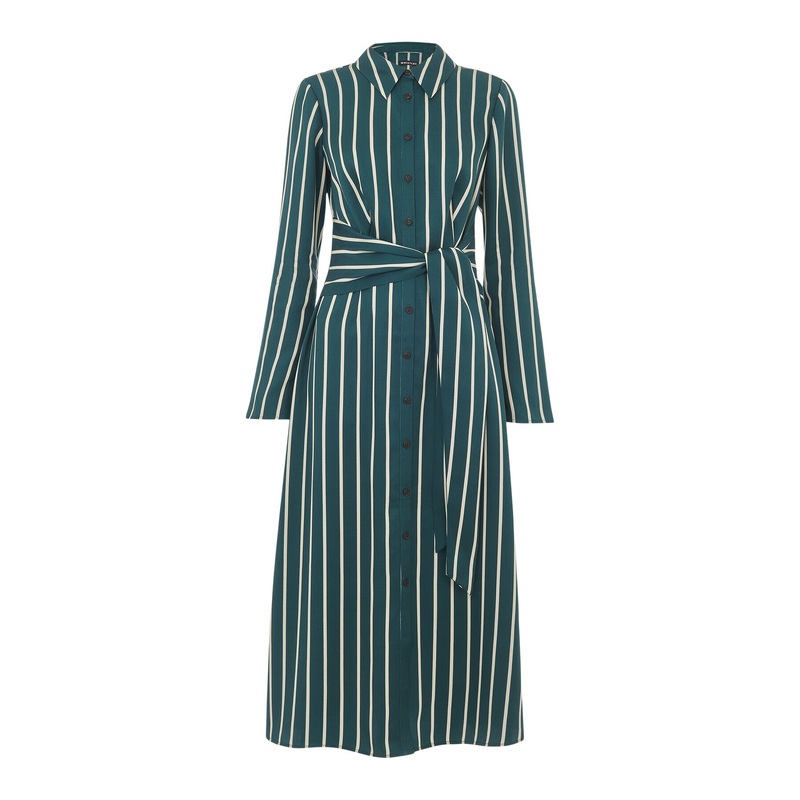 Alex Stripe Shirt Dress