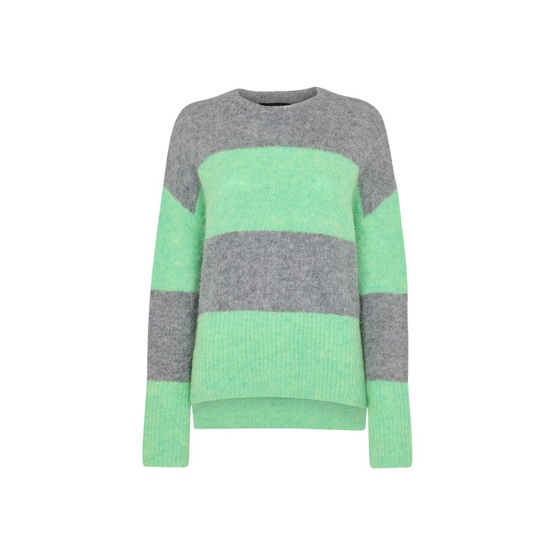 Alpaca Mix Stripe Knit