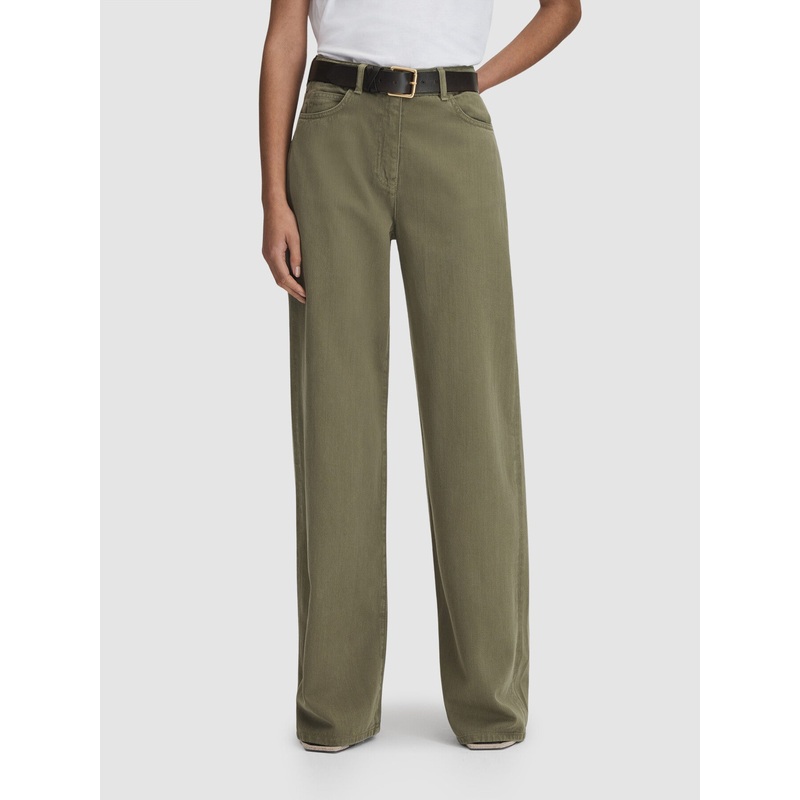 Colorado Garment Dyed Wide Leg Trousers