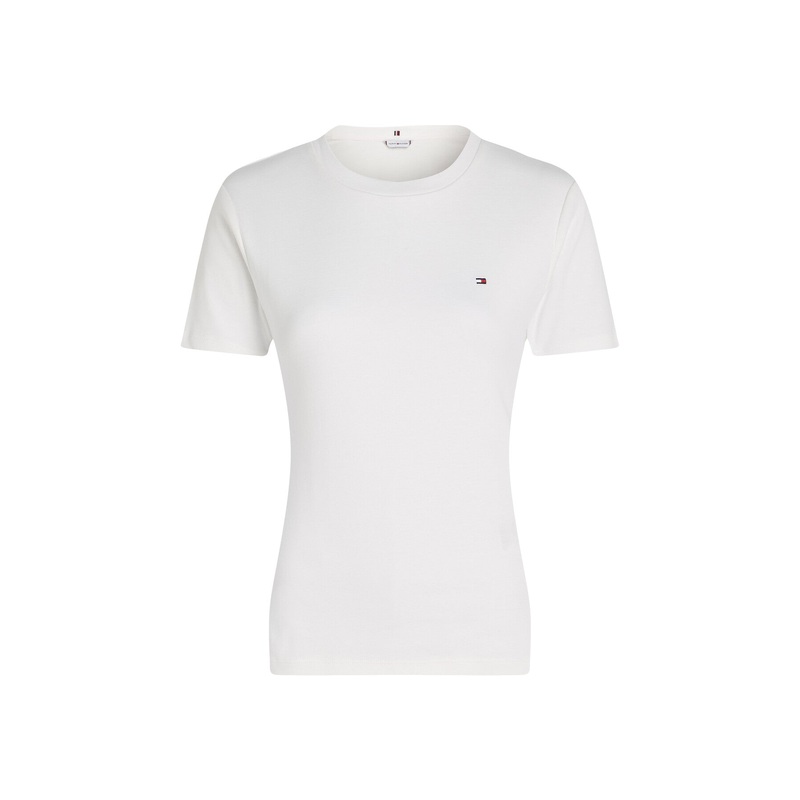 Crew Neck Flag Embroidery T-Shirt