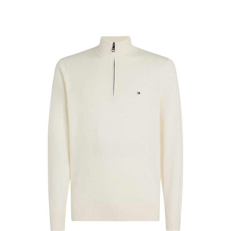 Half-Zip Jumper with Cashmere
