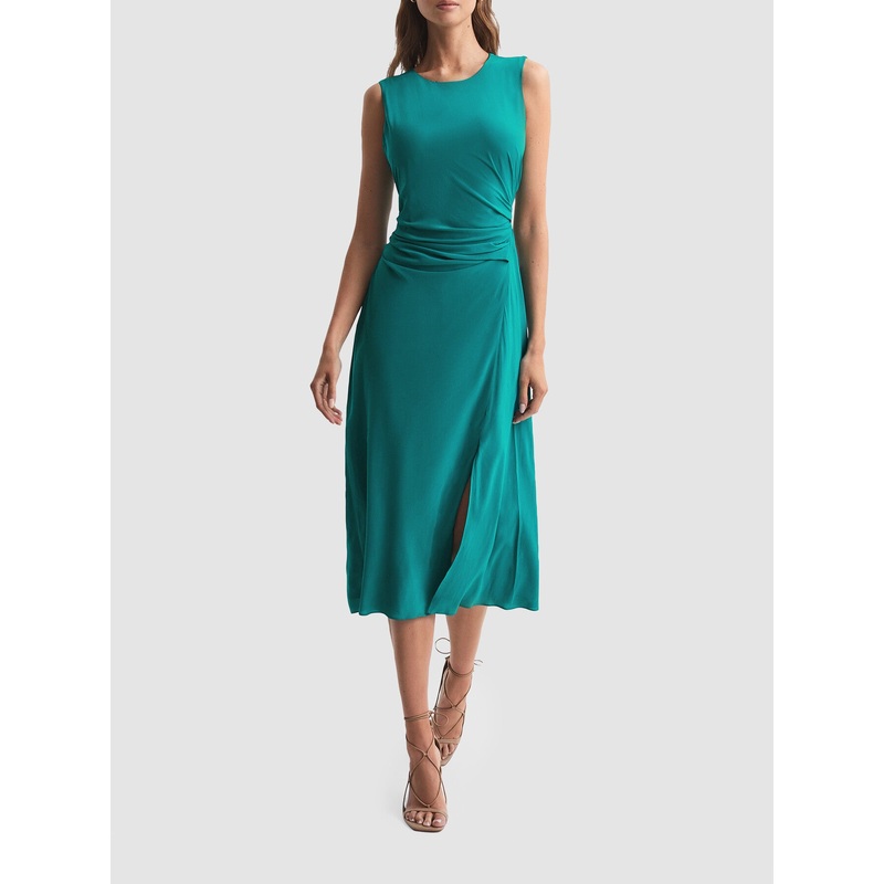 Lexi Bodycon Ruched Midi Dress