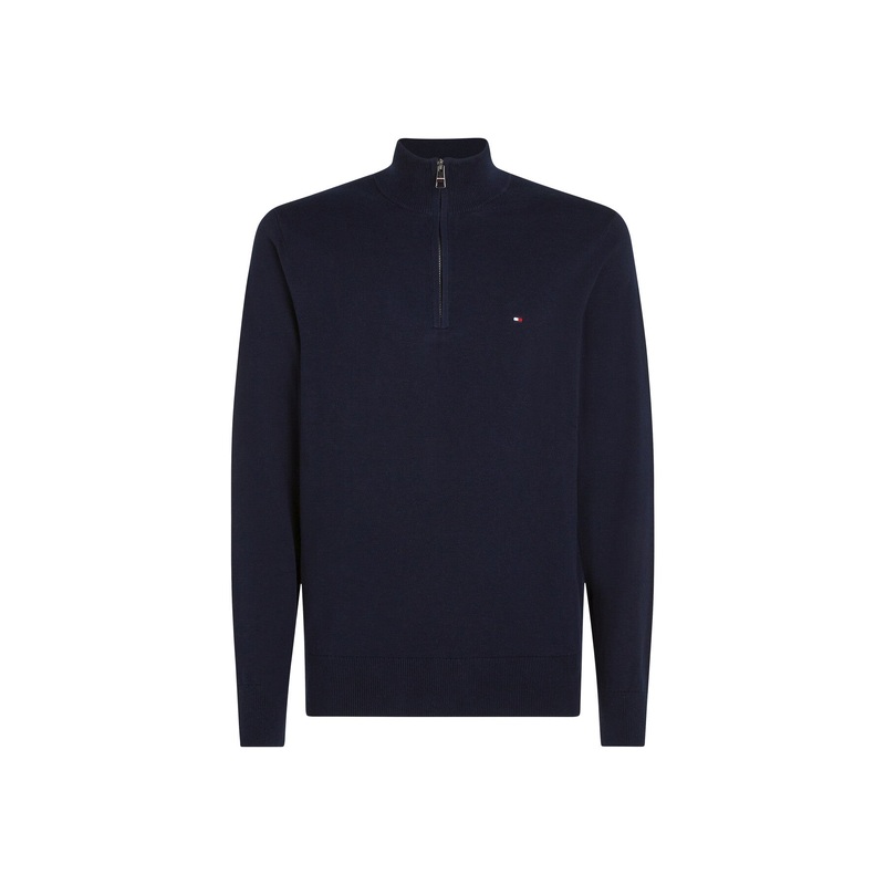 Pima Cashmere Blend Zip Sweater