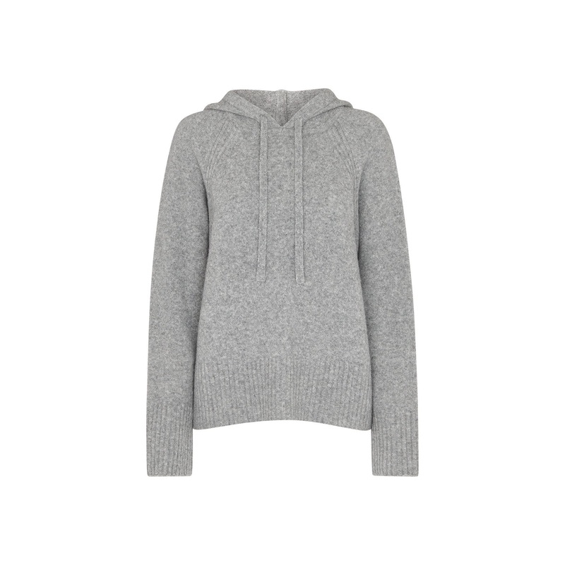 Textured Hooded Sweater