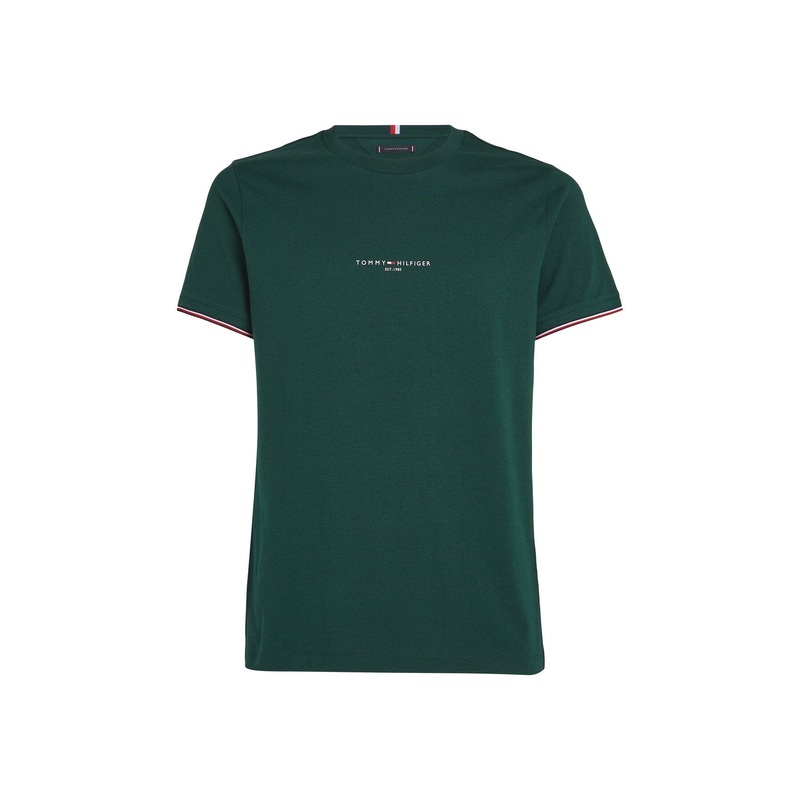 Tipped Logo Slim Fit T-Shirt