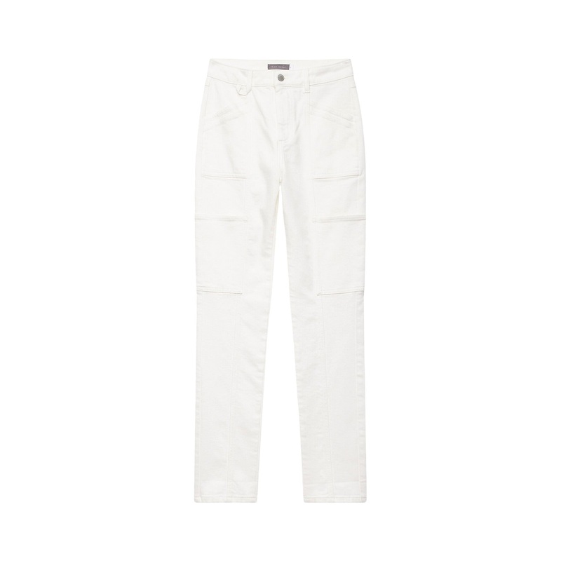 White Carpenter Slim Jeans