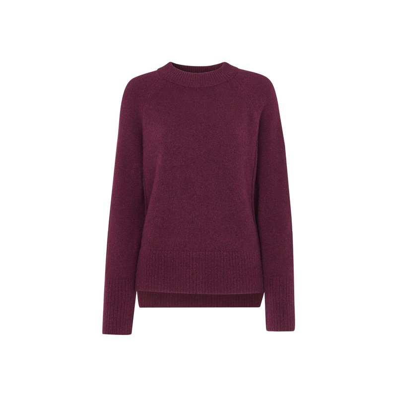 Wool Mix Side Split Knit