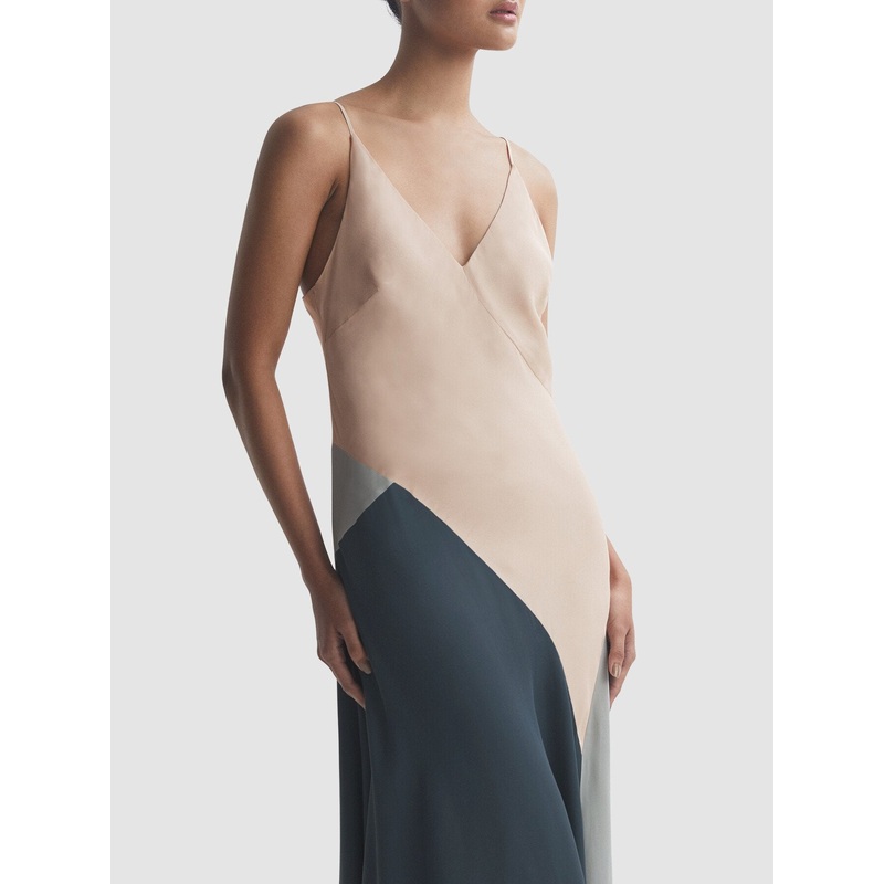 Hudson Fitted Asymmetric Midi Dress