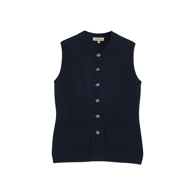 Longline Knitted Waistcoat