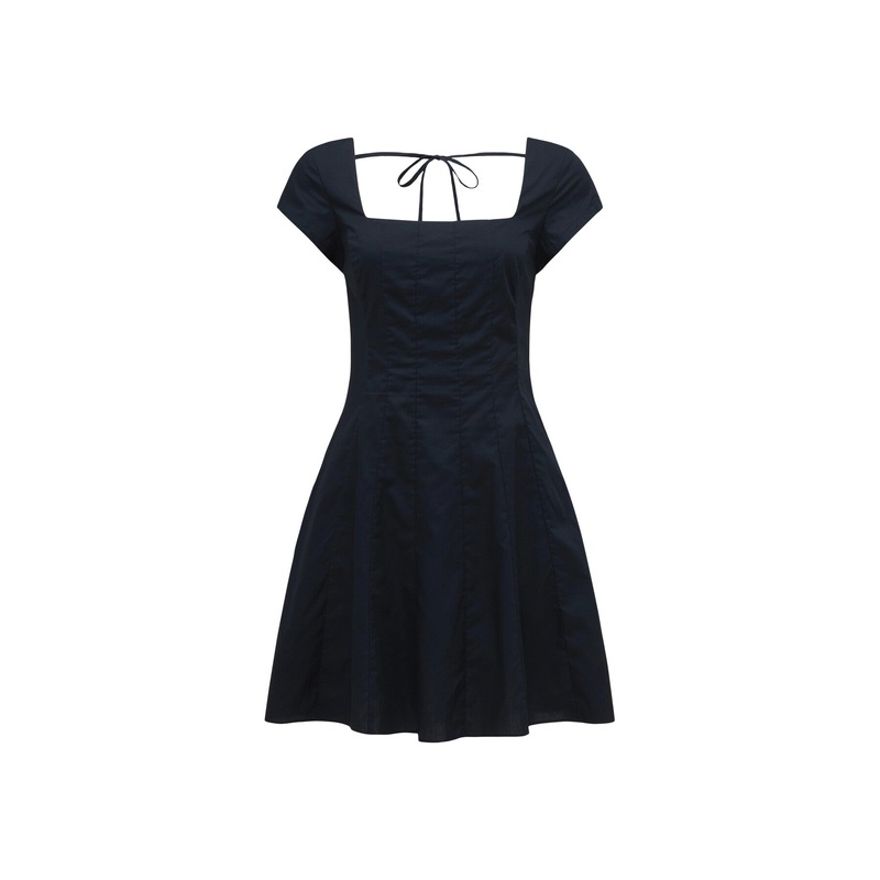 Regina Cap Sleeves Mini Dress