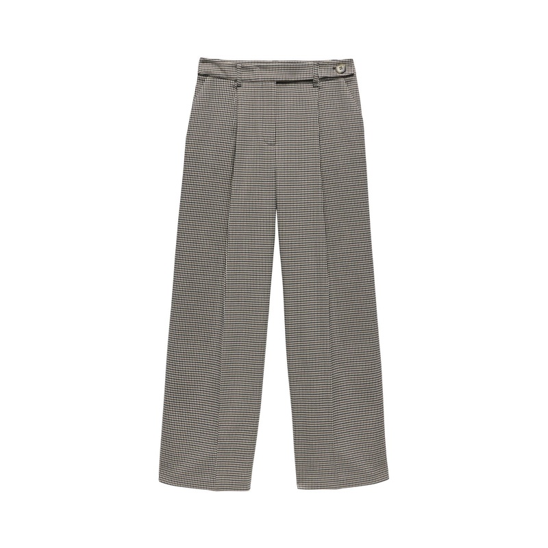 Check Side Stripe Trousers