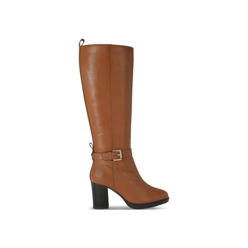 Sage Leather Knee-High Boots