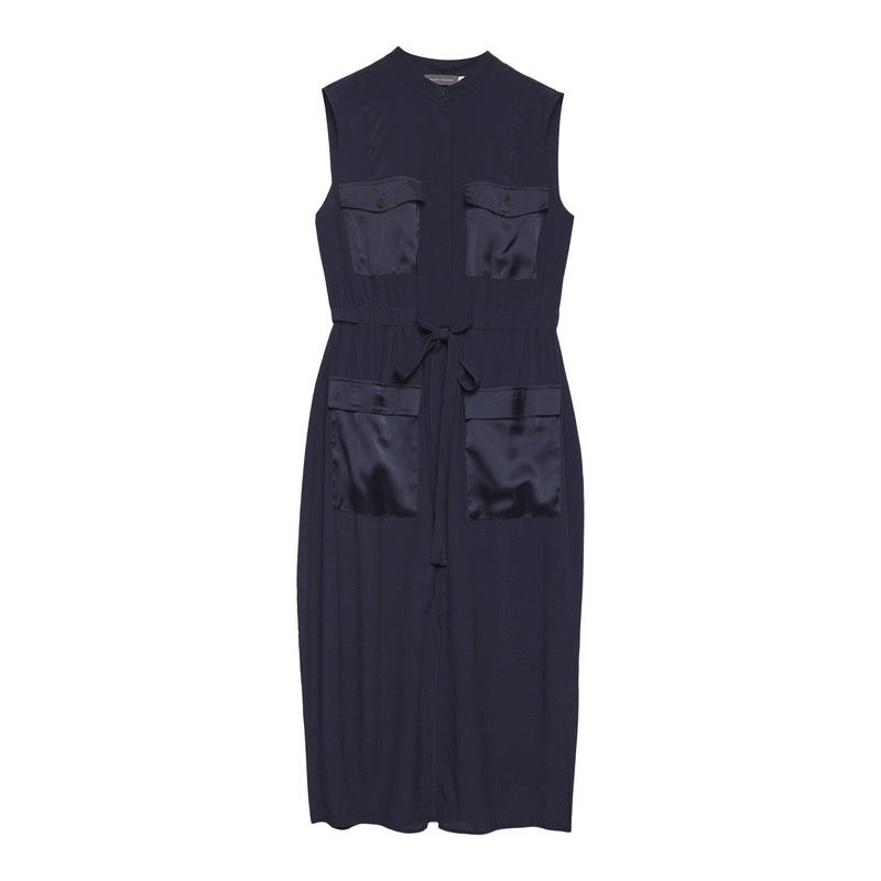 Utility Midi Shirt Dress