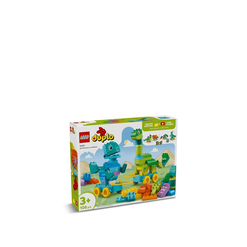 3in1 Dinosaurs on Wheels 10451