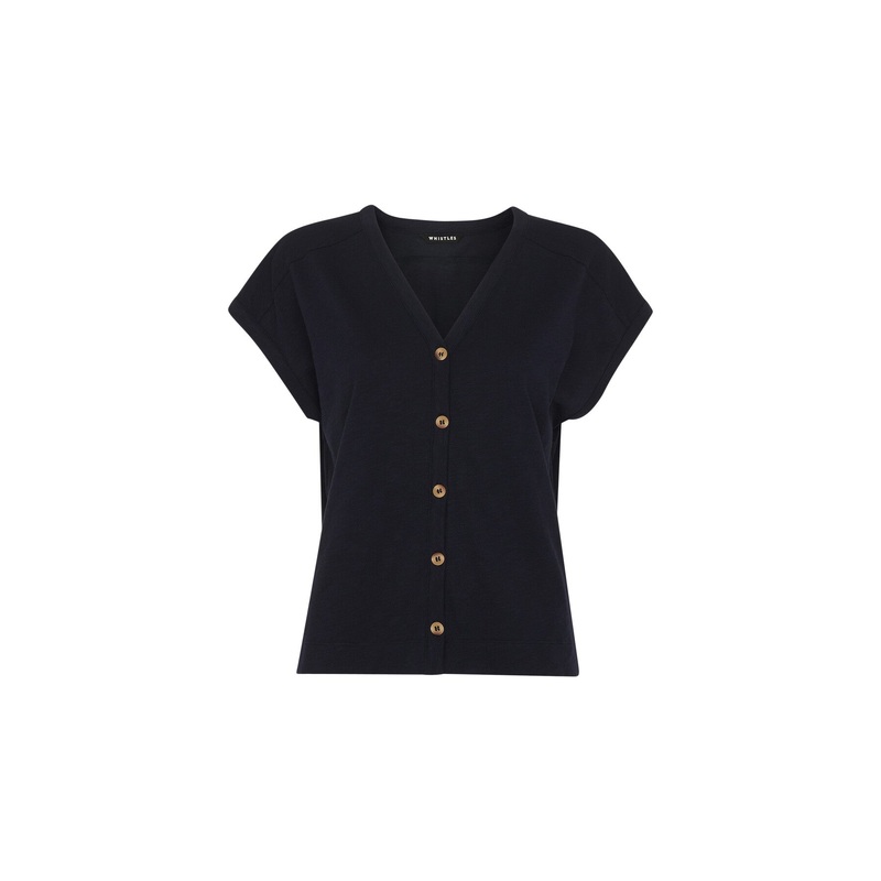 Aubrie Button Through Top