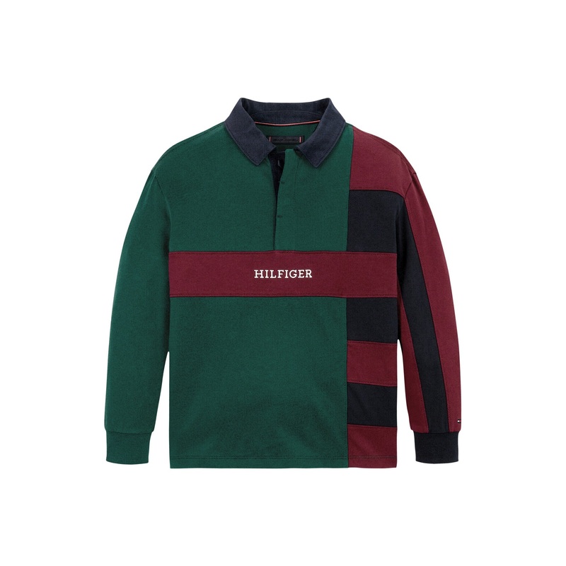 Colour-Blocked Long Sleeve R