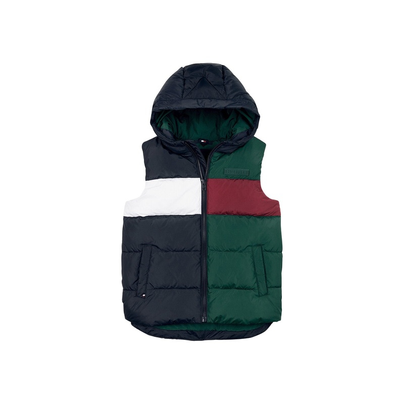 Colour-Blocked Ripstop Hoode