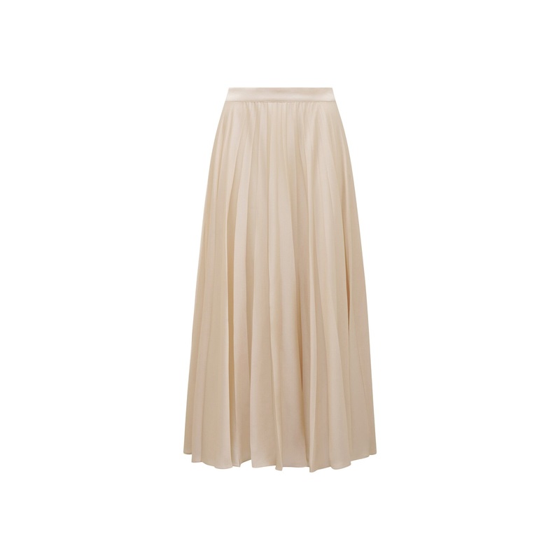 Delphine Pleated Maxi Skirt