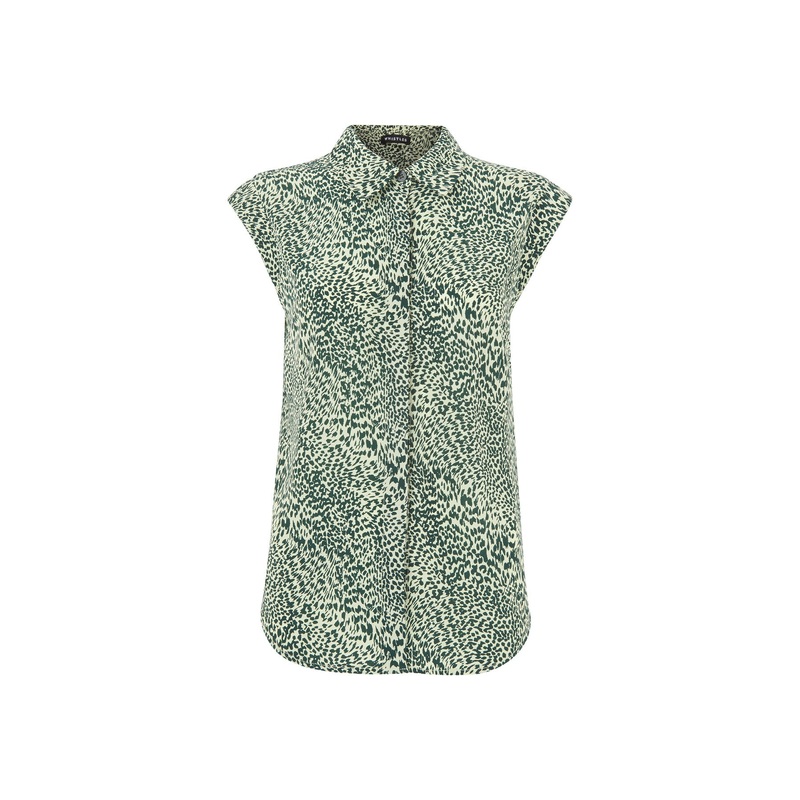 Diagonal Leopard Shirt