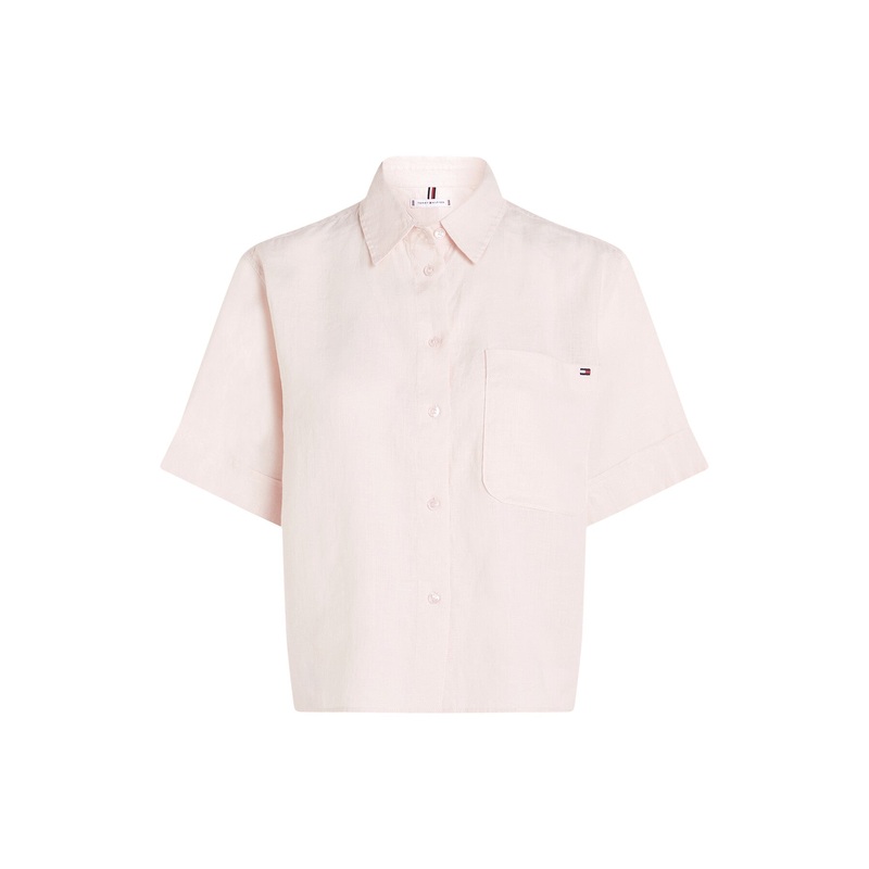 Linen Relaxed Fit Short Sleeve Shirt